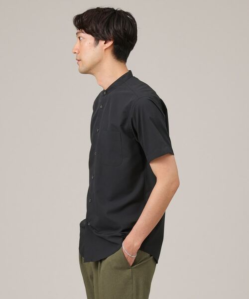 TAKEO KIKUCHI / タケオキクチ Tシャツ | コットン セルロース バンドカラー 半袖シャツ | 詳細7