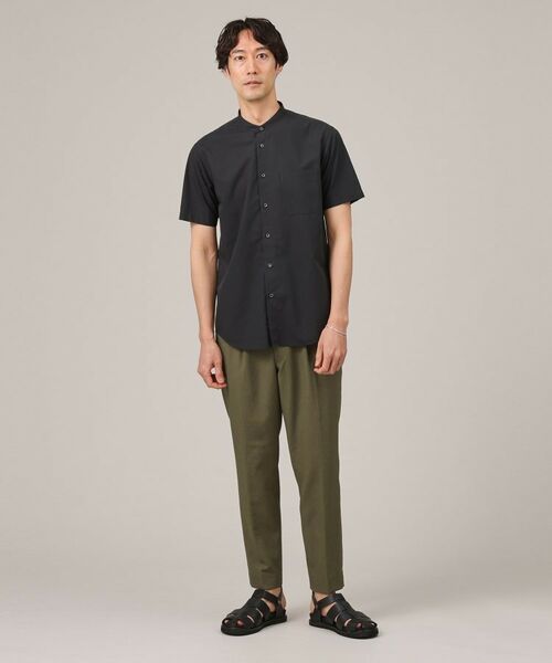 TAKEO KIKUCHI / タケオキクチ Tシャツ | コットン セルロース バンドカラー 半袖シャツ | 詳細8