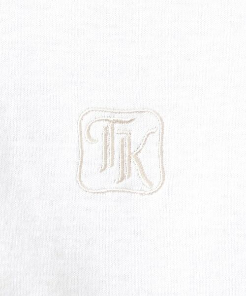 TAKEO KIKUCHI / タケオキクチ Tシャツ | 【刺繍ロゴT】スムース ワンポイント Tシャツ | 詳細13