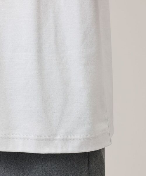 TAKEO KIKUCHI / タケオキクチ Tシャツ | 【刺繍ロゴT】スムース ワンポイント Tシャツ | 詳細19