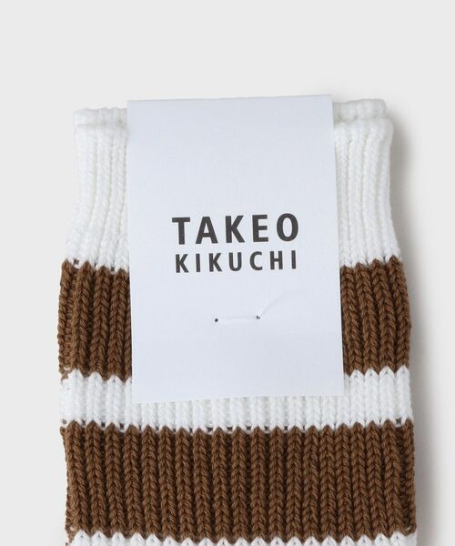 TAKEO KIKUCHI / タケオキクチ ソックス | 【日本製】ライン リブソックス | 詳細3