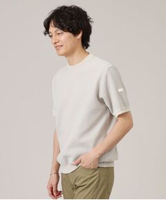 【Made in JAPAN】和紙 ボーダーニットTシャツ