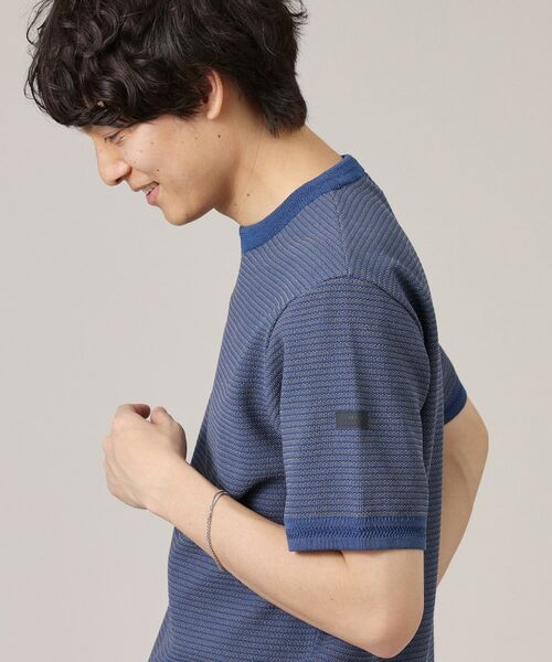 TAKEO KIKUCHI / タケオキクチ ニット・セーター | 【Made in JAPAN】和紙 ボーダーニットTシャツ | 詳細10