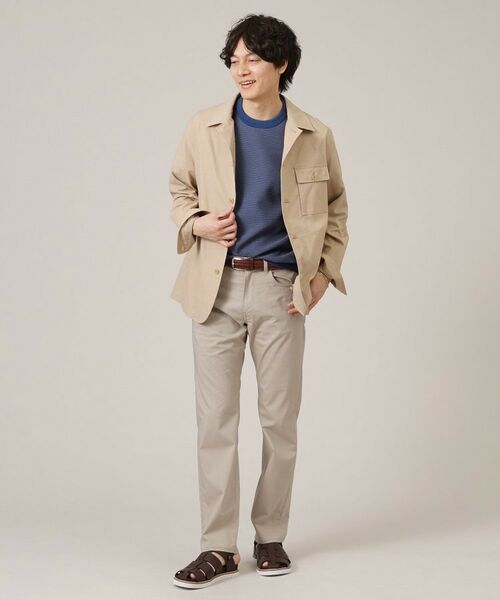 TAKEO KIKUCHI / タケオキクチ ニット・セーター | 【Made in JAPAN】和紙 ボーダーニットTシャツ | 詳細12