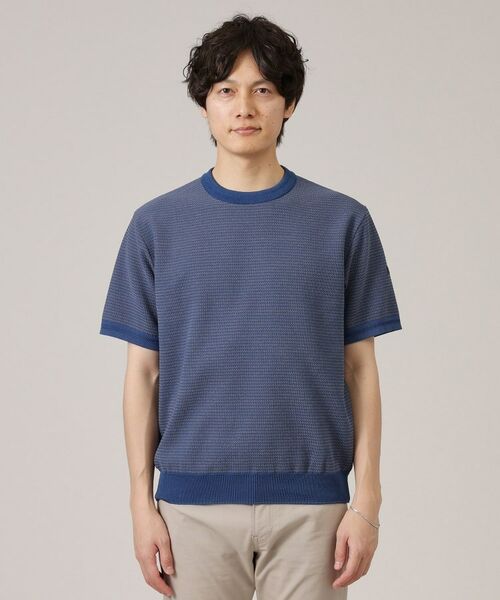 TAKEO KIKUCHI / タケオキクチ ニット・セーター | 【Made in JAPAN】和紙 ボーダーニットTシャツ | 詳細14