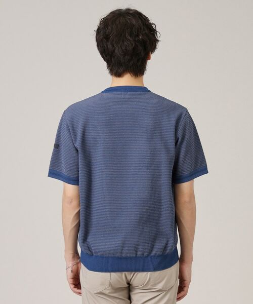 TAKEO KIKUCHI / タケオキクチ ニット・セーター | 【Made in JAPAN】和紙 ボーダーニットTシャツ | 詳細16