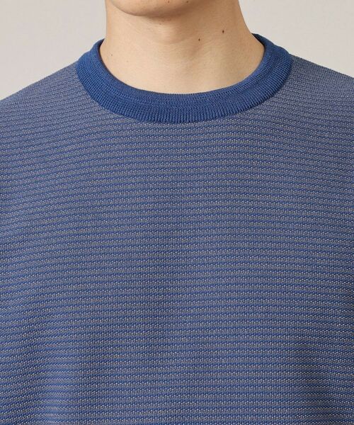 TAKEO KIKUCHI / タケオキクチ ニット・セーター | 【Made in JAPAN】和紙 ボーダーニットTシャツ | 詳細17