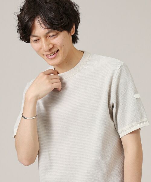 TAKEO KIKUCHI / タケオキクチ ニット・セーター | 【Made in JAPAN】和紙 ボーダーニットTシャツ | 詳細24