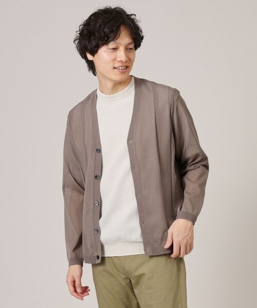 TAKEO KIKUCHI / タケオキクチ ニット・セーター | 【Made in JAPAN】和紙 ボーダーニットTシャツ | 詳細25