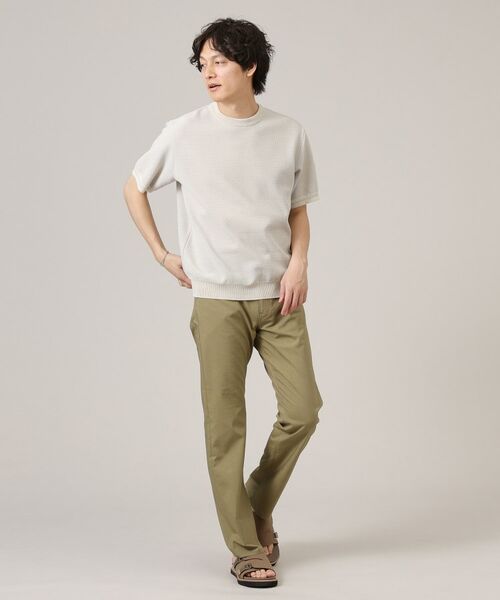 TAKEO KIKUCHI / タケオキクチ ニット・セーター | 【Made in JAPAN】和紙 ボーダーニットTシャツ | 詳細3