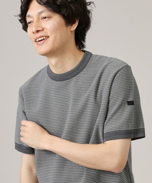 TAKEO KIKUCHI / タケオキクチ ニット・セーター | 【Made in JAPAN】和紙 ボーダーニットTシャツ | 詳細30