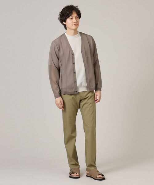 TAKEO KIKUCHI / タケオキクチ ニット・セーター | 【Made in JAPAN】和紙 ボーダーニットTシャツ | 詳細4