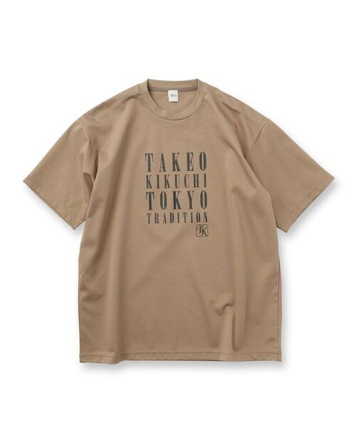 TAKEO KIKUCHI / タケオキクチ Tシャツ | 【プリントT／日本製】メッセージ プリント Tシャツ | 詳細1