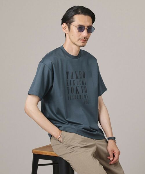 TAKEO KIKUCHI / タケオキクチ Tシャツ | 【プリントT/日本製】メッセージ プリント Tシャツ | 詳細15