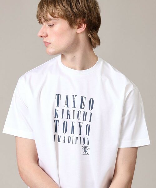TAKEO KIKUCHI / タケオキクチ Tシャツ | 【プリントT】メッセージ プリント Tシャツ | 詳細2
