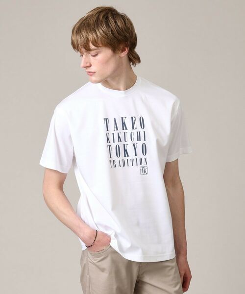 TAKEO KIKUCHI / タケオキクチ Tシャツ | 【プリントT/日本製】メッセージ プリント Tシャツ | 詳細3