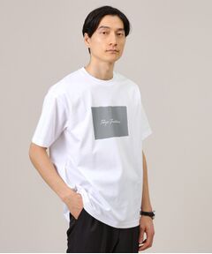 【日本製/プリントT】ラフタッチ ボックスプリント Tシャツ