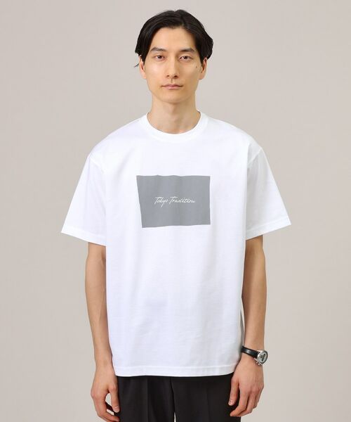 TAKEO KIKUCHI / タケオキクチ Tシャツ | 【プリントT】ラフタッチ ボックスプリント Tシャツ | 詳細14