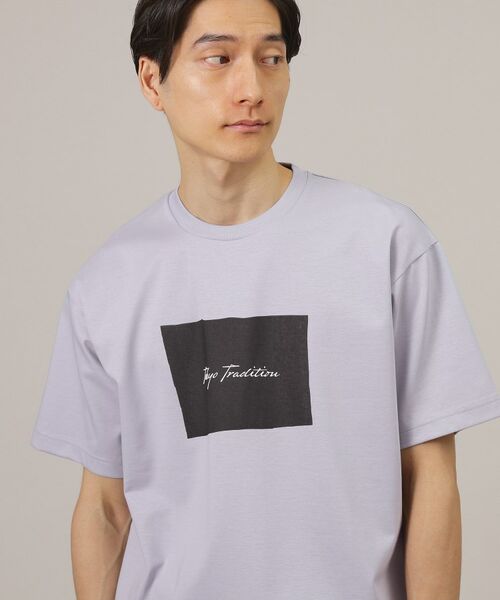 TAKEO KIKUCHI / タケオキクチ Tシャツ | 【プリントT】ラフタッチ ボックスプリント Tシャツ | 詳細6