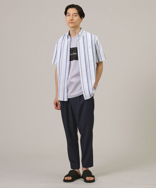 TAKEO KIKUCHI / タケオキクチ Tシャツ | 【プリントT】ラフタッチ ボックスプリント Tシャツ | 詳細8