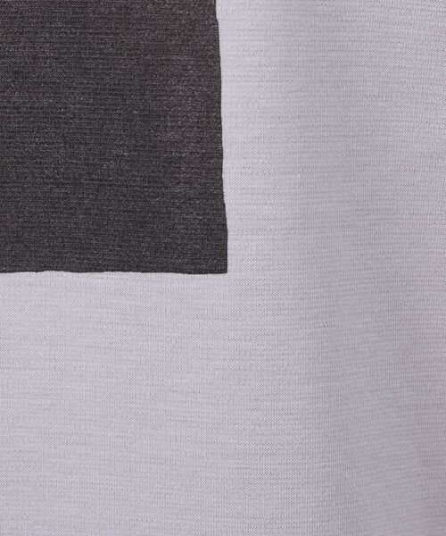 TAKEO KIKUCHI / タケオキクチ Tシャツ | 【日本製/プリントT】ラフタッチ ボックスプリント Tシャツ | 詳細9