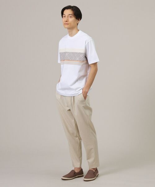 TAKEO KIKUCHI / タケオキクチ Tシャツ | ファブリックパネル切替 カットソー | 詳細23