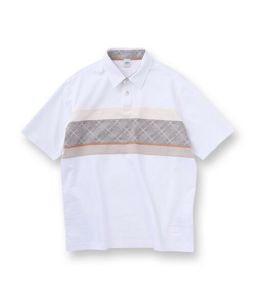 TAKEO KIKUCHI / タケオキクチ ポロシャツ | ファブリックパネル切替 ポロシャツ | 詳細1