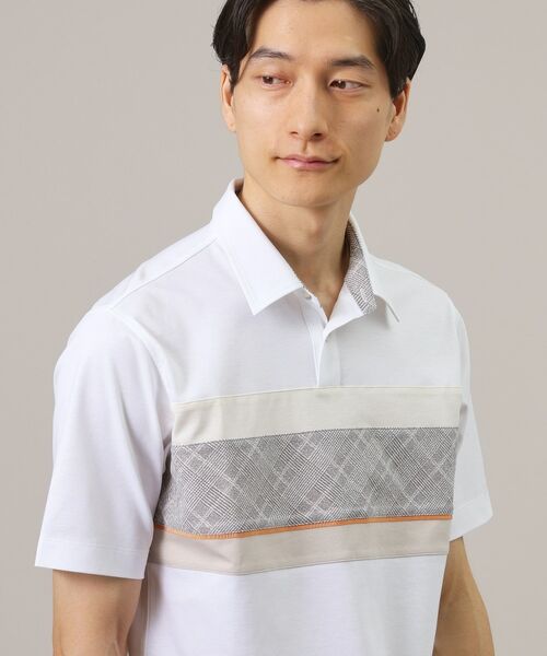 TAKEO KIKUCHI / タケオキクチ ポロシャツ | ファブリックパネル切替 ポロシャツ | 詳細17