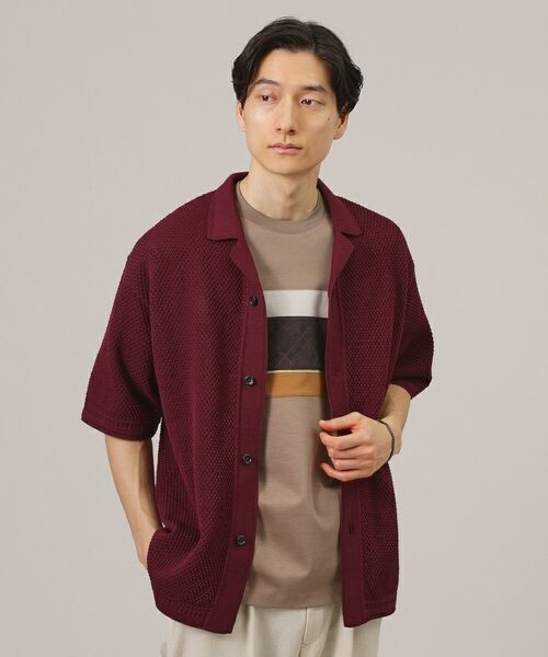 TAKEO KIKUCHI / タケオキクチ ポロシャツ | ファブリックパネル切替 ポロシャツ | 詳細20