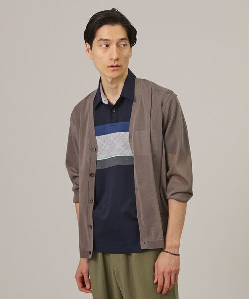 TAKEO KIKUCHI / タケオキクチ ポロシャツ | ファブリックパネル切替 ポロシャツ | 詳細24