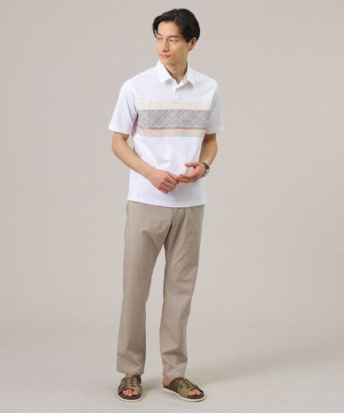 TAKEO KIKUCHI / タケオキクチ ポロシャツ | ファブリックパネル切替 ポロシャツ | 詳細3