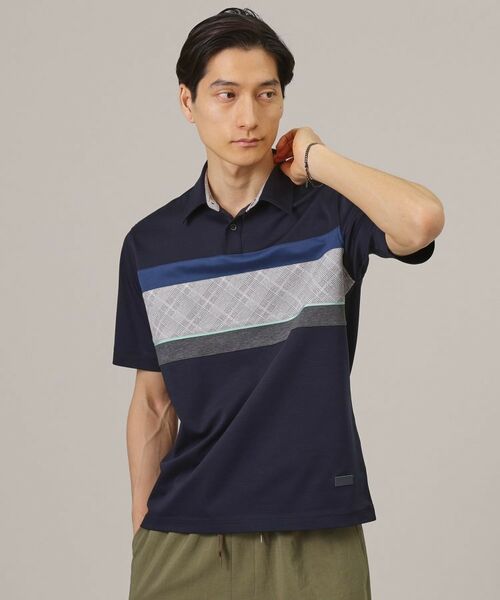 TAKEO KIKUCHI / タケオキクチ ポロシャツ | ファブリックパネル切替 ポロシャツ | 詳細6