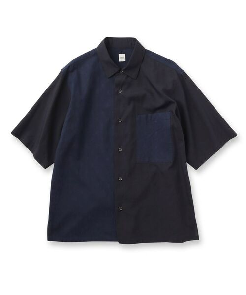 TAKEO KIKUCHI / タケオキクチ Tシャツ | 【Made in JAPAN】パーツブロッキング 半袖シャツ | 詳細1