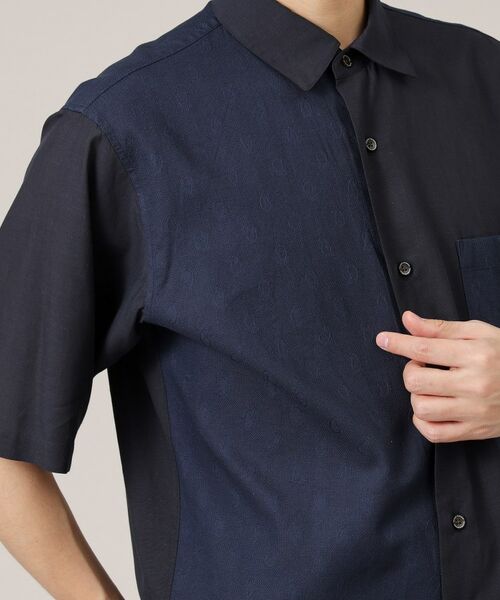 TAKEO KIKUCHI / タケオキクチ Tシャツ | 【Made in JAPAN】パーツブロッキング 半袖シャツ | 詳細10
