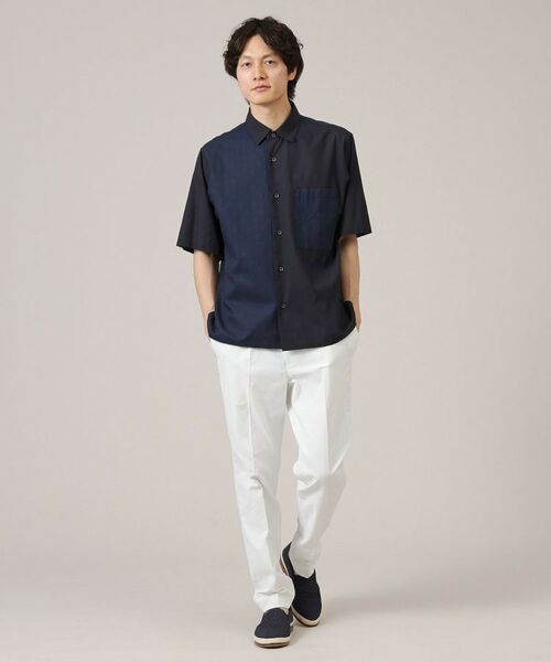 TAKEO KIKUCHI / タケオキクチ Tシャツ | 【Made in JAPAN】パーツブロッキング 半袖シャツ | 詳細12