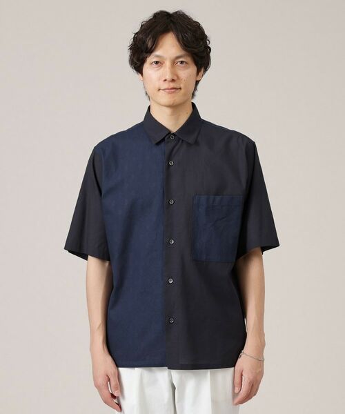 TAKEO KIKUCHI / タケオキクチ Tシャツ | 【Made in JAPAN】パーツブロッキング 半袖シャツ | 詳細14