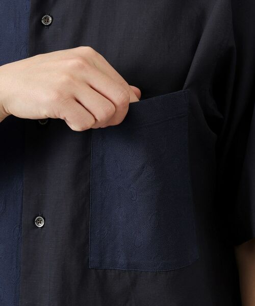 TAKEO KIKUCHI / タケオキクチ Tシャツ | 【Made in JAPAN】パーツブロッキング 半袖シャツ | 詳細18