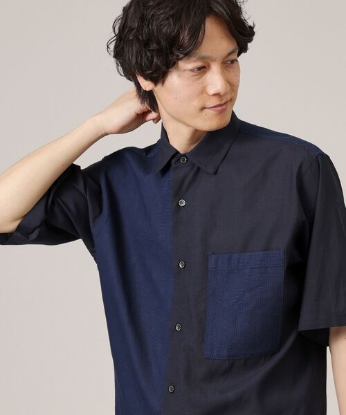 TAKEO KIKUCHI / タケオキクチ Tシャツ | 【Made in JAPAN】パーツブロッキング 半袖シャツ | 詳細23