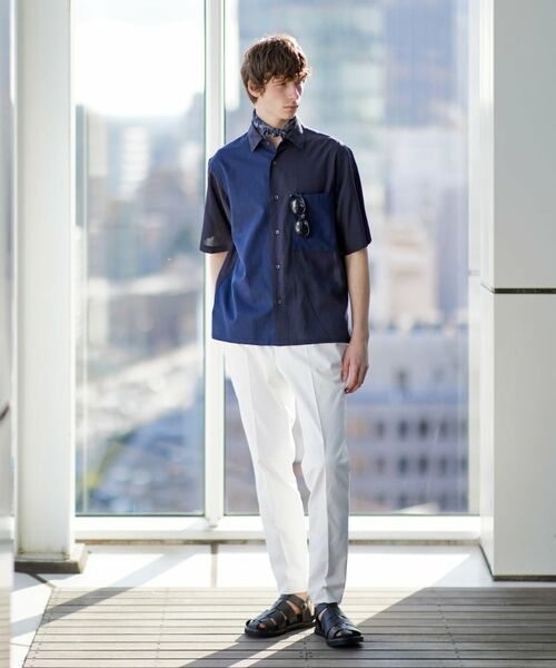 TAKEO KIKUCHI / タケオキクチ Tシャツ | 【Made in JAPAN】パーツブロッキング 半袖シャツ | 詳細29