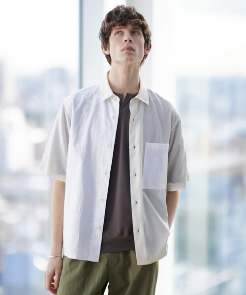 TAKEO KIKUCHI / タケオキクチ Tシャツ | 【Made in JAPAN】パーツブロッキング 半袖シャツ | 詳細30