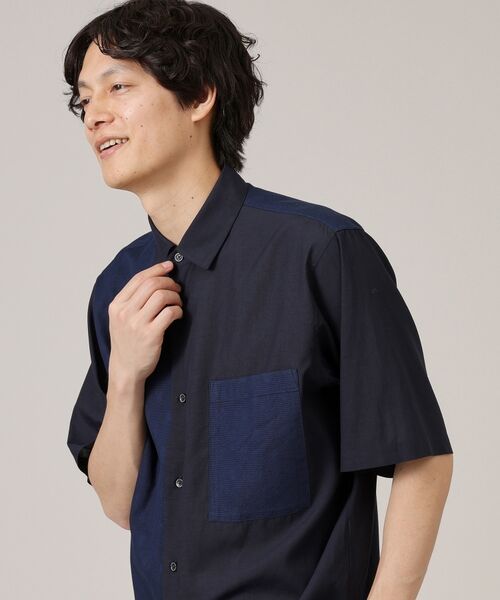 TAKEO KIKUCHI / タケオキクチ Tシャツ | 【Made in JAPAN】パーツブロッキング 半袖シャツ | 詳細8
