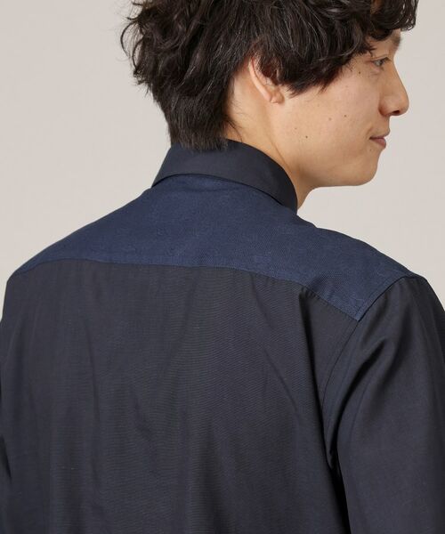 TAKEO KIKUCHI / タケオキクチ Tシャツ | 【Made in JAPAN】パーツブロッキング 半袖シャツ | 詳細9