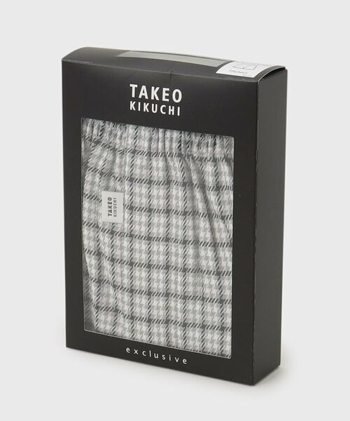 TAKEO KIKUCHI / タケオキクチ トランクス | 【日本製】 ハウンドトゥースチェック柄トランクス | 詳細9