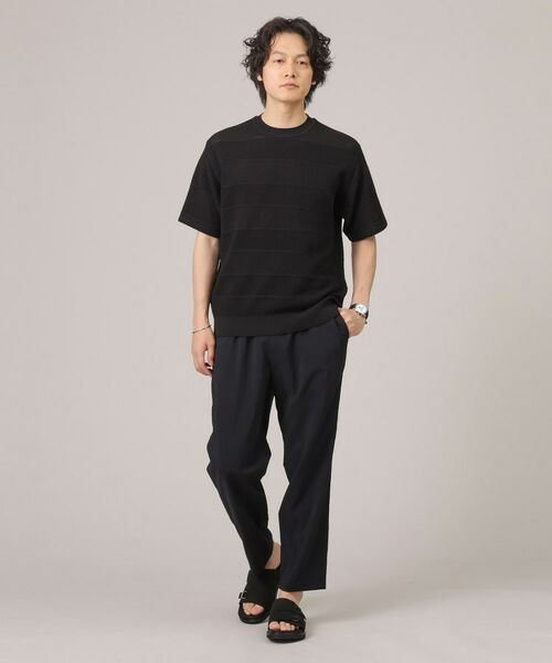 TAKEO KIKUCHI / タケオキクチ ニット・セーター | 【イージーケア】スポンディッシュ ニットTシャツ | 詳細4