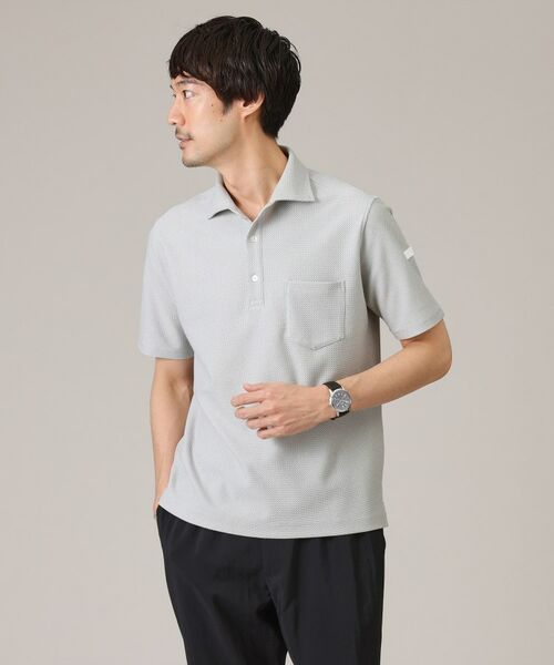TAKEO KIKUCHI / タケオキクチ ポロシャツ | 【尾州織/Made in JAPAN】メランジ ポロシャツ | 詳細3