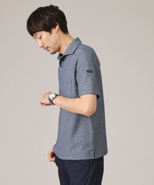 TAKEO KIKUCHI / タケオキクチ ポロシャツ | 【尾州織/Made in JAPAN】メランジ ポロシャツ | 詳細8
