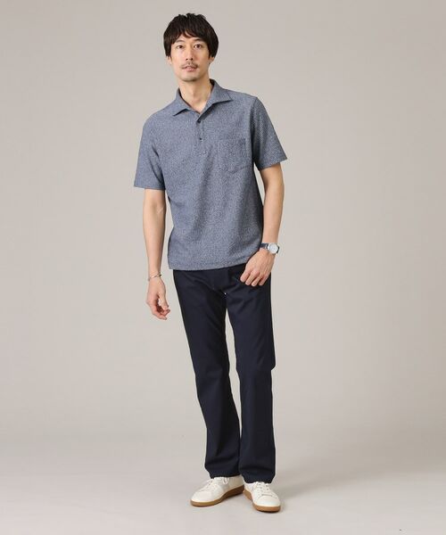 TAKEO KIKUCHI / タケオキクチ ポロシャツ | 【尾州織/Made in JAPAN】メランジ ポロシャツ | 詳細9