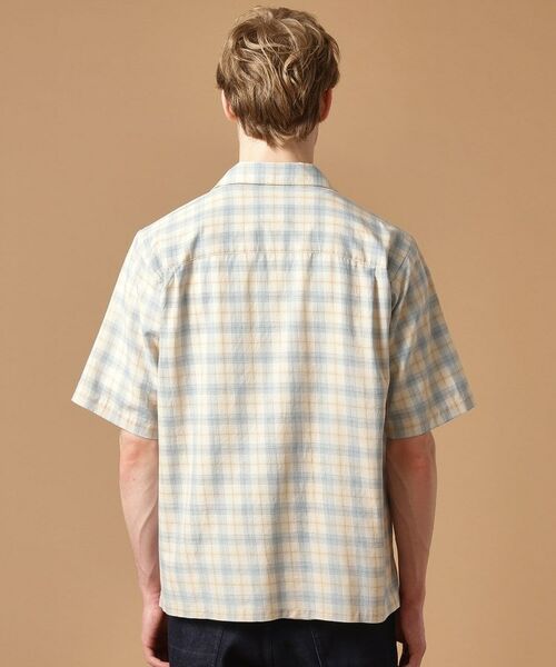 TAKEO KIKUCHI / タケオキクチ Tシャツ | 【Sサイズ～】コットンウールオンブレー5分袖シャツ | 詳細12