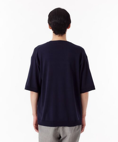 TAKEO KIKUCHI / タケオキクチ ニット・セーター | 【THE FLAGSHIP】強撚コットン ニットTシャツ | 詳細16