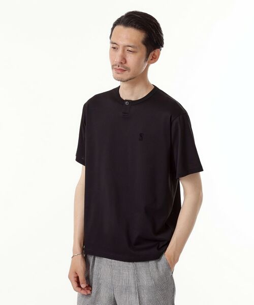 TAKEO KIKUCHI / タケオキクチ Tシャツ | 【THE FLAGSHIP】ワンポイント ヘンリーネック Tシャツ | 詳細16